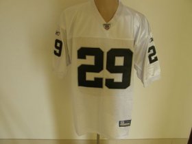 Wholesale Cheap Raiders #29 Michael Bush White Stitched NFL Jersey