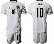 Wholesale Cheap 2021 Men Italy away 10 new style white soccer jerseys