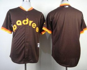 Wholesale Cheap Padres Blank Coffee 1984 Turn Back The Clock Stitched MLB Jersey