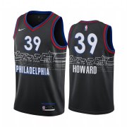 Wholesale Cheap Nike 76ers #39 Dwight Howard Black NBA Swingman 2020-21 City Edition Jersey