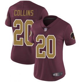 Wholesale Cheap Nike Redskins #20 Landon Collins Burgundy Red Alternate Women\'s Stitched NFL Vapor Untouchable Limited Jersey