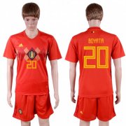 Wholesale Cheap Belgium #20 Boyata Red Soccer Country Jersey