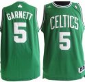 Wholesale Cheap Boston Celtics #5 Kevin Garnett Revolution 30 Swingman Green Jersey