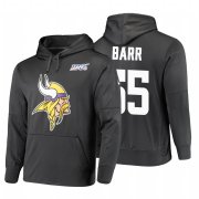 Wholesale Cheap Minnesota Vikings #55 Anthony Barr Nike NFL 100 Primary Logo Circuit Name & Number Pullover Hoodie Anthracite