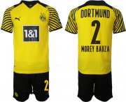 Wholesale Cheap Men 2021-2022 Club Borussia Dortmund home 2 yellow Soccer Jersey