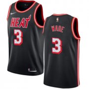 Wholesale Cheap Nike Miami Heat #3 Dwyane Wade Black NBA Swingman Hardwood Classics Jersey
