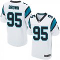 Wholesale Cheap Nike Panthers #95 Derrick Brown White Men's Stitched NFL New Elite Jersey