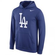 Wholesale Cheap Los Angeles Dodgers Nike Logo Performance Pullover Royal MLB Hoodie