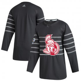 Wholesale Cheap Men\'s Ottawa Senators Adidas Gray 2020 NHL All-Star Game Authentic Jersey