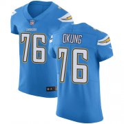 Wholesale Cheap Nike Chargers #76 Russell Okung Electric Blue Alternate Men's Stitched NFL Vapor Untouchable Elite Jersey