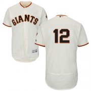 Wholesale Cheap Giants #12 Joe Panik Cream Flexbase Authentic Collection Stitched MLB Jersey