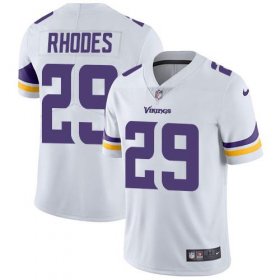 Wholesale Cheap Nike Vikings #29 Xavier Rhodes White Men\'s Stitched NFL Vapor Untouchable Limited Jersey