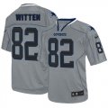 Wholesale Cheap Nike Cowboys #82 Jason Witten Lights Out Grey Youth Stitched NFL Elite Jersey