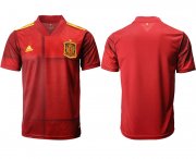 Wholesale Cheap Men 2021 Europe Spain home AAA version soccer jerseys