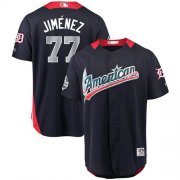 Wholesale Cheap Tigers #77 Joe Jimenez Navy Blue 2018 All-Star American League Stitched MLB Jersey