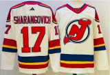 Cheap Men's New Jersey Devils #17 Yegor Sharangovich White 2022 Reverse Retro Authentic Jersey
