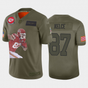 Cheap Kansas City Chiefs #87 Travis Kelce Nike Team Hero 5 Vapor Limited NFL Jersey Camo