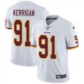 Wholesale Cheap Nike Redskins #91 Ryan Kerrigan White Men's Stitched NFL Vapor Untouchable Limited Jersey