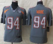 Wholesale Cheap Nike Broncos #94 DeMarcus Ware Grey Pro Bowl Men's Stitched NFL Elite Team Irvin Jersey