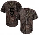 Wholesale Cheap Royals #5 George Brett Camo Realtree Collection Cool Base Stitched Youth MLB Jersey