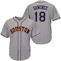 Wholesale Cheap Astros #18 Aaron Sanchez Grey New Cool Base Stitched MLB Jersey