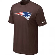 Wholesale Cheap Nike New England Patriots Sideline Legend Authentic Logo Dri-FIT NFL T-Shirt Brown