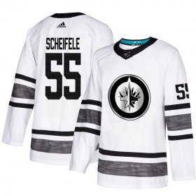 Wholesale Cheap Adidas Jets #55 Mark Scheifele White Authentic 2019 All-Star Stitched NHL Jersey