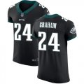 Wholesale Cheap Nike Eagles #24 Corey Graham Black Alternate Men's Stitched NFL Vapor Untouchable Elite Jersey
