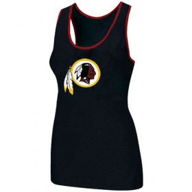 Wholesale Cheap Women\'s Nike Washington Redskins Big Logo Tri-Blend Racerback Stretch Tank Top Black