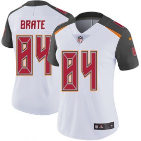 Wholesale Cheap Nike Buccaneers #84 Cameron Brate White Women\'s Stitched NFL Vapor Untouchable Limited Jersey