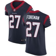 Wholesale Cheap Nike Texans #27 D'Onta Foreman Navy Blue Team Color Men's Stitched NFL Vapor Untouchable Elite Jersey