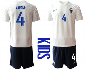 Wholesale Cheap 2021 France away Youth 4 soccer jerseys