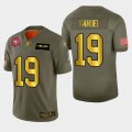 Wholesale Cheap Nike 49ers #19 Deebo Samuel Men's Olive Gold 2019 Salute to Service NFL 100 Limited Jersey