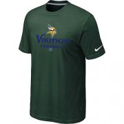Wholesale Cheap Nike Minnesota Vikings Big & Tall Critical Victory NFL T-Shirt Dark Green