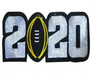 Wholesale Cheap 2020 College Football National Championship Game Jersey White Number Patch