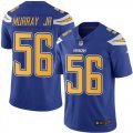 Wholesale Cheap Nike Chargers #56 Kenneth Murray Jr Electric Blue Men's Stitched NFL Limited Rush Jersey
