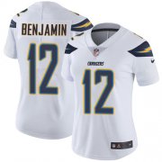 Wholesale Cheap Nike Chargers #12 Travis Benjamin White Women's Stitched NFL Vapor Untouchable Limited Jersey