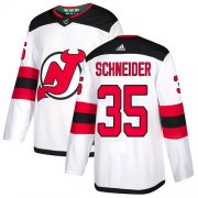 Wholesale Cheap Adidas Devils #35 Cory Schneider White Road Authentic Stitched NHL Jersey