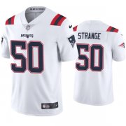 Wholesale Cheap Men's New England Patriots #50 Cole Strange White Vapor Untouchable Limited Stitched Jersey