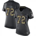Wholesale Cheap Nike Lions #72 Halapoulivaati Vaitai Black Women's Stitched NFL Limited 2016 Salute to Service Jersey