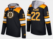 Wholesale Cheap Bruins #22 Brad Park Black Name And Number Hoodie