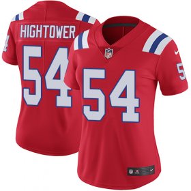 Wholesale Cheap Nike Patriots #54 Dont\'a Hightower Red Alternate Women\'s Stitched NFL Vapor Untouchable Limited Jersey