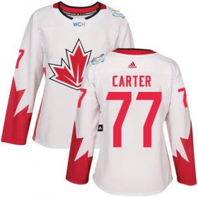 Wholesale Cheap Team Canada #77 Jeff Carter White 2016 World Cup Women\'s Stitched NHL Jersey