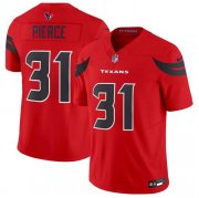 Cheap Men's Houston Texans #31 Dameon Pierce Red 2024 Alternate F.U.S.E Vapor Football Stitched Jersey