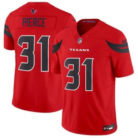 Cheap Men\'s Houston Texans #31 Dameon Pierce Red 2024 Alternate F.U.S.E Vapor Football Stitched Jersey