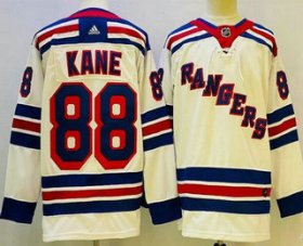 Cheap Men\'s New York Rangers #88 Patrick Kane White Authentic Jersey