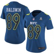 Wholesale Cheap Nike Seahawks #89 Doug Baldwin Navy Women's Stitched NFL Limited NFC 2017 Pro Bowl Jersey