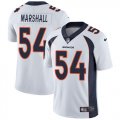 Wholesale Cheap Nike Broncos #54 Brandon Marshall White Men's Stitched NFL Vapor Untouchable Limited Jersey