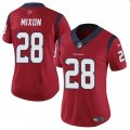 Cheap Women's Houston Texans #28 Joe Mixon Red Vapor Untouchable Limited Stitched Jersey