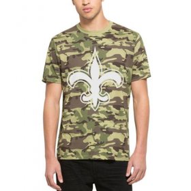 Wholesale Cheap Men\'s New Orleans Saints \'47 Camo Alpha T-Shirt